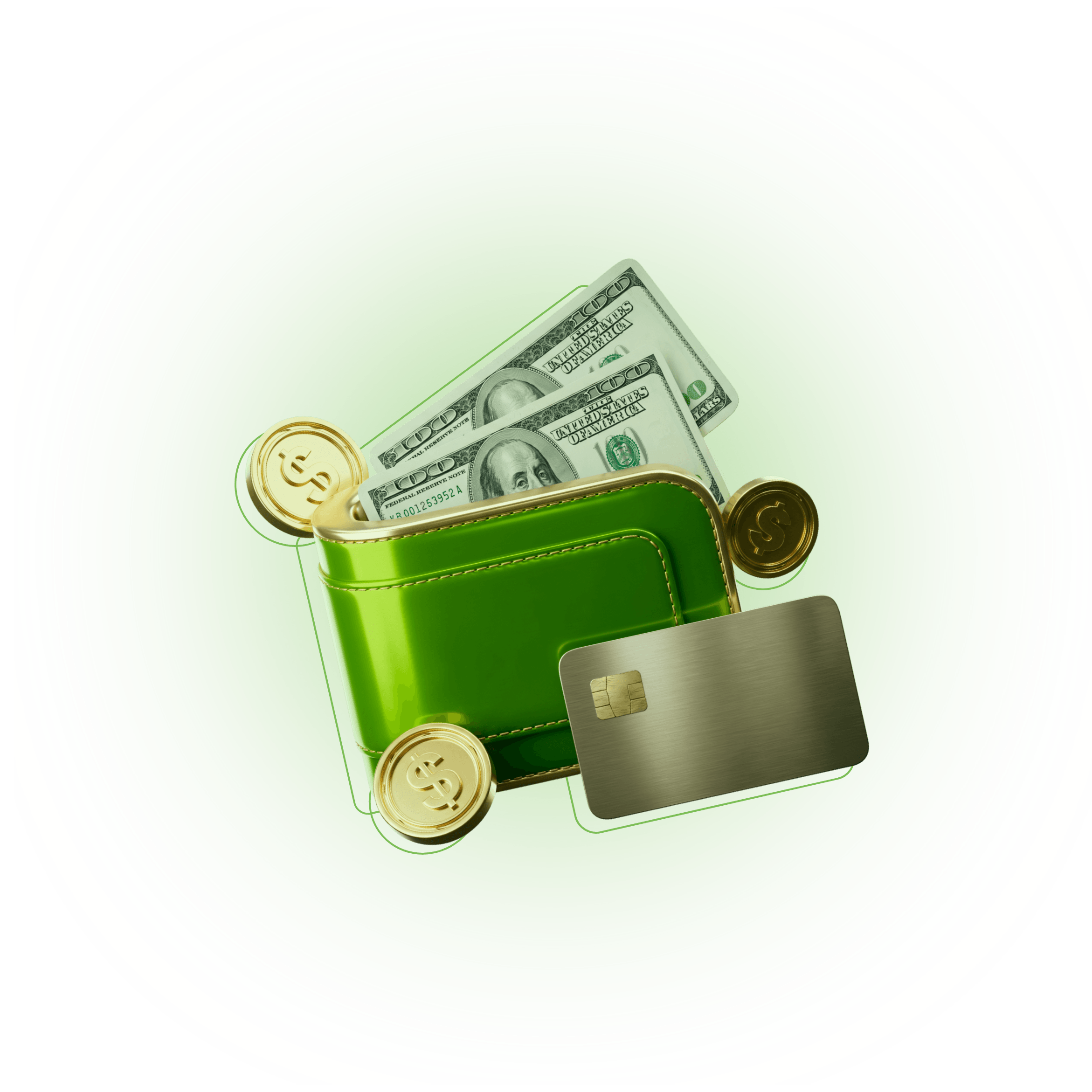 กระเป๋าเงินที่มีธนบัตร เหรียญ และบัตร แสดงถึงผลตอบแทนจาก CXM Earn