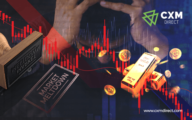 هبوط بيتكوين مع انهيار سوق العملات المشفرة